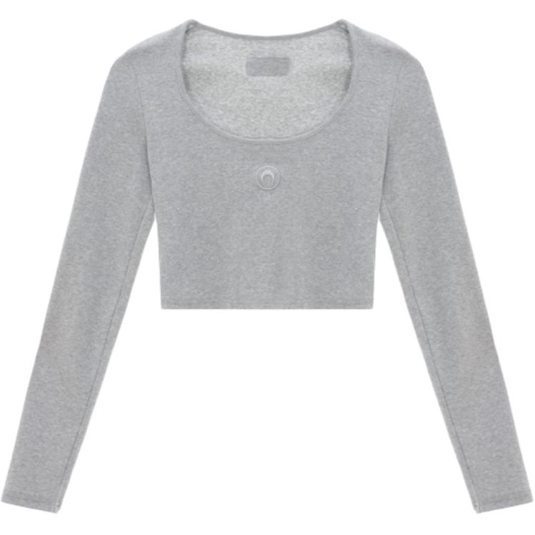 Лонгслив с лунным логотипом Marine Serre, серый
Лонгслив с лунным логотипом Marine Serre, серый