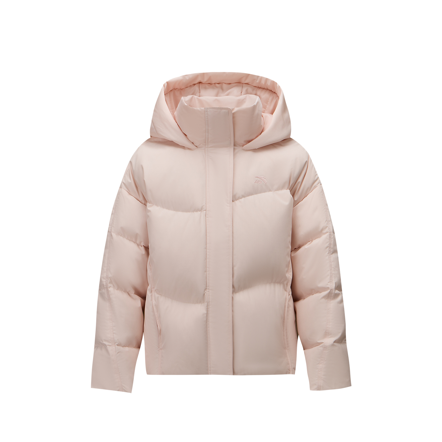 ANTA Женская пуховая куртка колокол розовая, Bell Pink-2
ANTA Женская пуховая куртка колокол розовая, Bell Pink-2