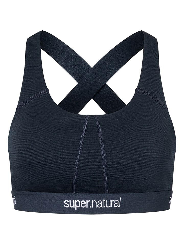 Спортивный бюстгальтер super.natural, темно-синий
Спортивный бюстгальтер super.natural, темно-синий