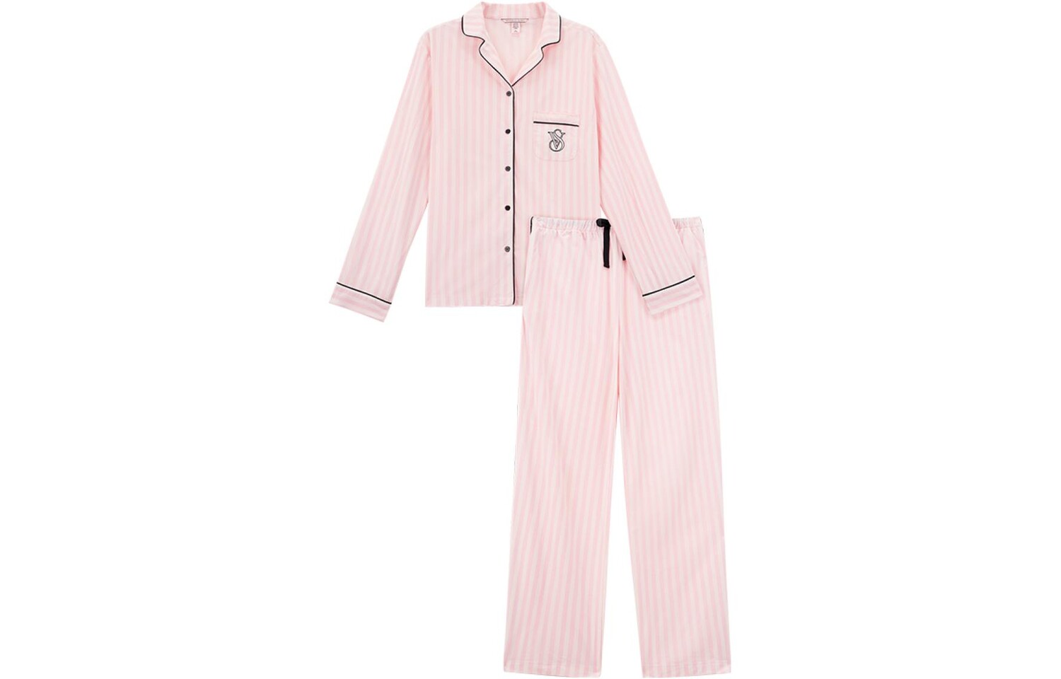 Женский пижамный комплект Victoria's Secret, Полосы розового тумана
Женский пижамный комплект Victoria's Secret, Полосы розового тумана