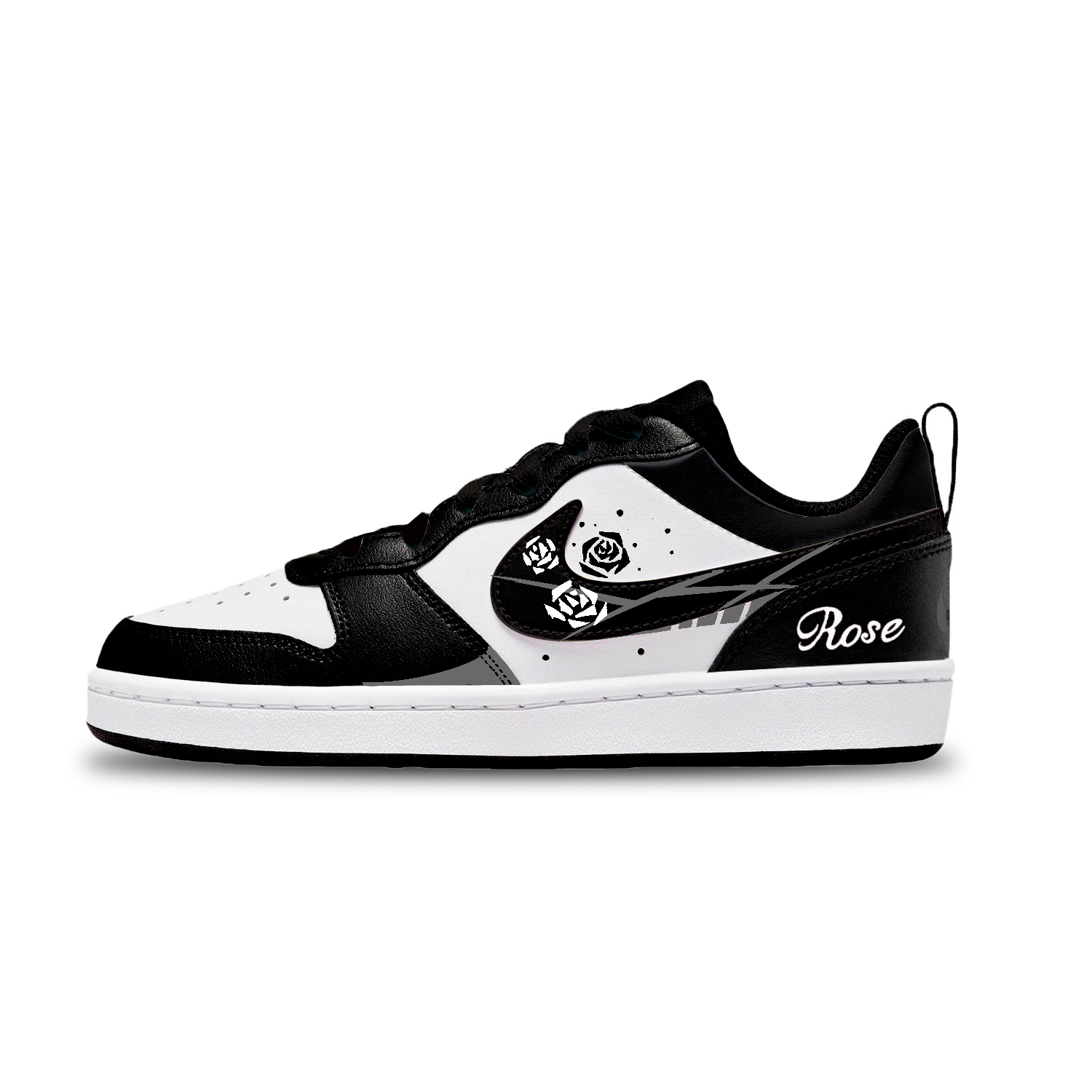 Court Borough Dark Night Rose устойчивые к истиранию низкие детские скейтбординговые кроссовки Unisex Nike, черный/белый
Court Borough Dark Night Rose устойчивые к истиранию низкие детские скейтбординговые кроссовки Unisex Nike, черный/белый