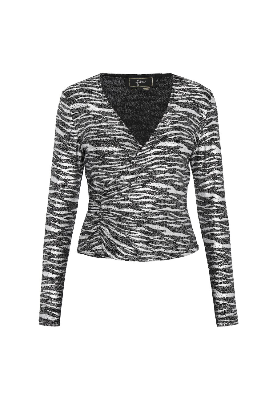 Блуза faina, Silver/Natural White
Блуза faina, Silver/Natural White