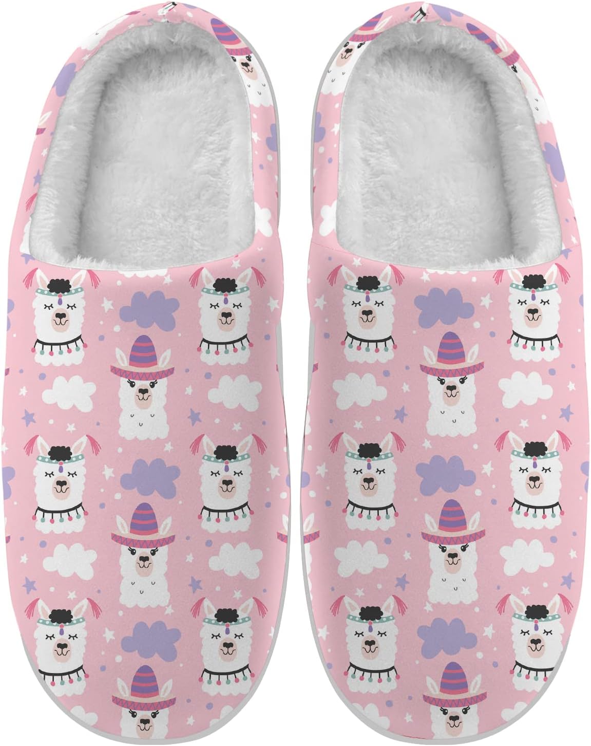 Тапочки Ciadoon Llama для женщин и мужчин, домашние тапочки с эффектом памяти, пушистые, противоскользящие, зимние домашние тапочки, подарок, розовый
Тапочки Ciadoon Llama для женщин и мужчин, домашние тапочки с эффектом памяти, пушистые, противоскользящие, зимние домашние тапочки, подарок, розовый