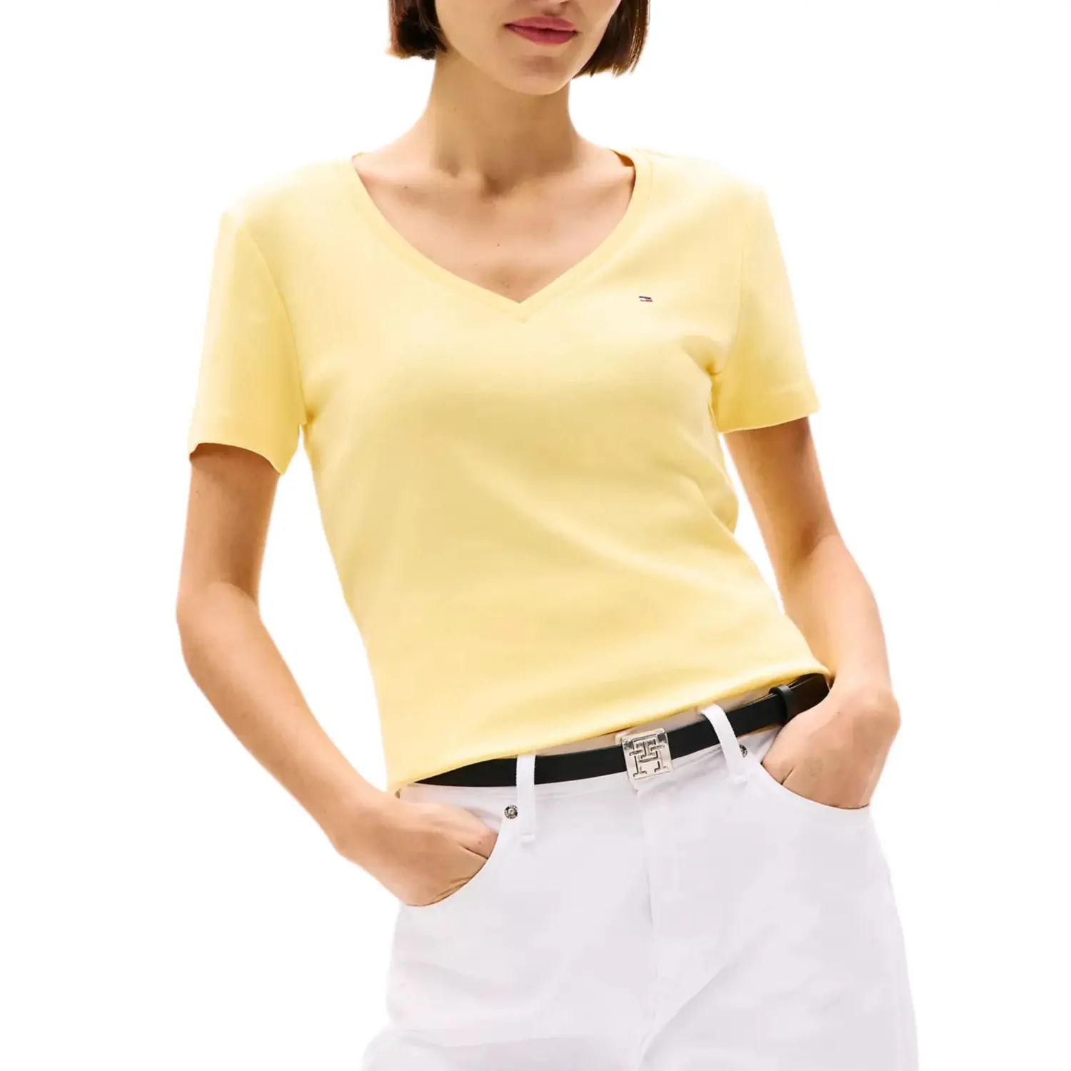 Tommy Hilfiger Футболка женская светло-желтая
Tommy Hilfiger Футболка женская светло-желтая