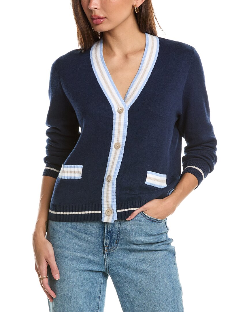 Кардиган Forte Cashmere Tipped с V-образным вырезом из смеси кашемира и пряжи, синий
Кардиган Forte Cashmere Tipped с V-образным вырезом из смеси кашемира и пряжи, синий