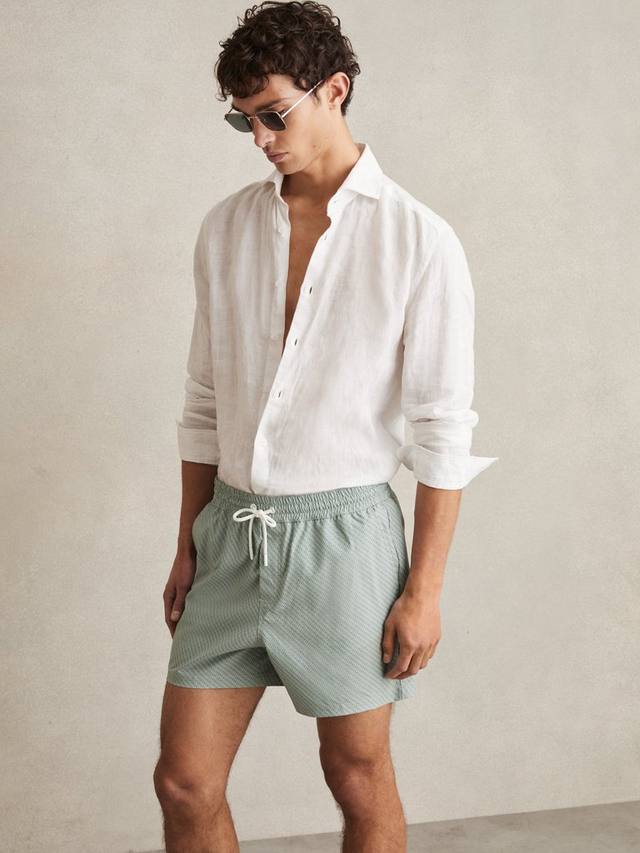 Плавательные шорты с геометрическим принтом tito на шнурке Reiss, цвет Pistachio Green
Плавательные шорты с геометрическим принтом tito на шнурке Reiss, цвет Pistachio Green