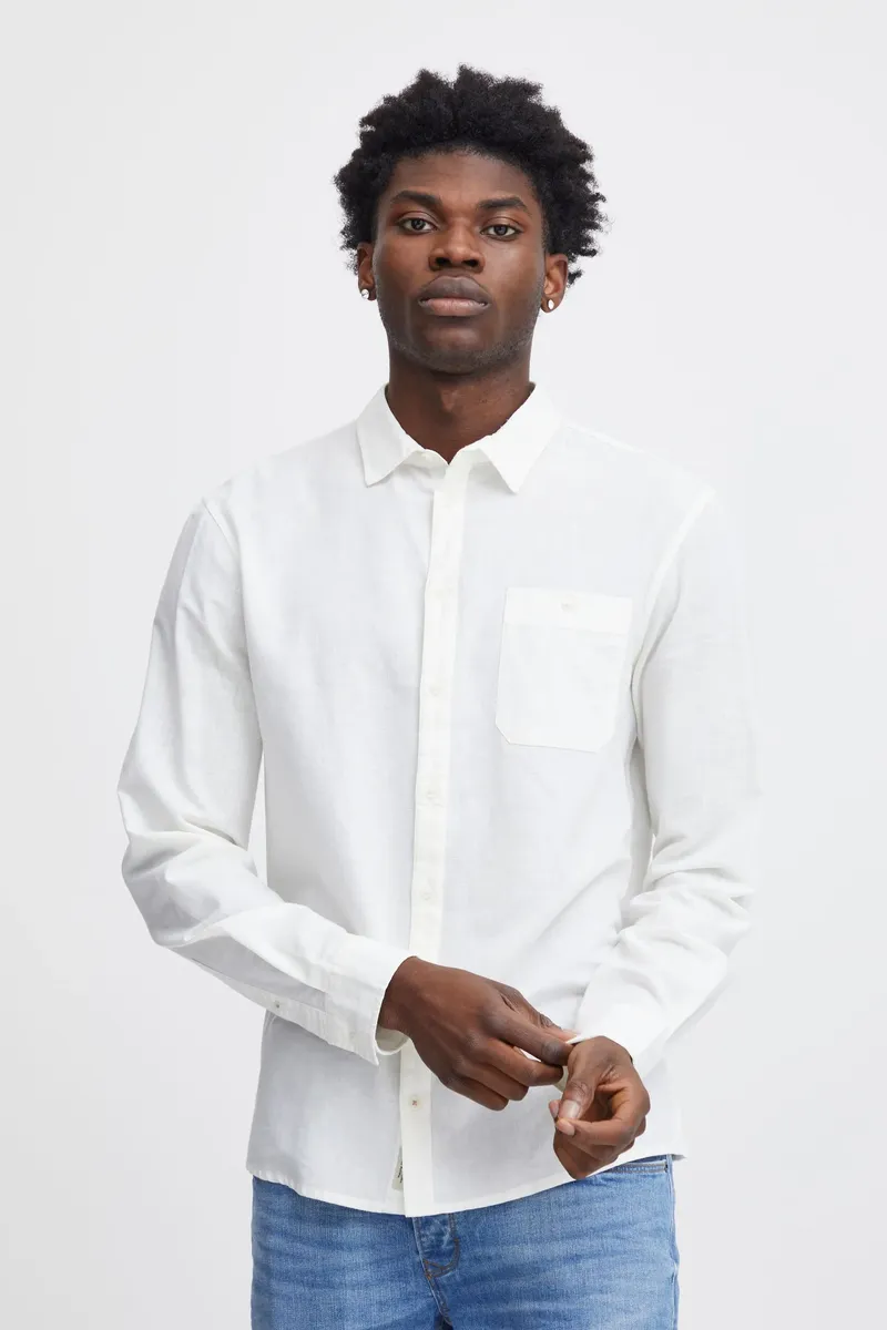 Рубашка с длинными рукавами из смесового материала "BLEND BHShirt", белый
Рубашка с длинными рукавами из смесового материала "BLEND BHShirt", белый