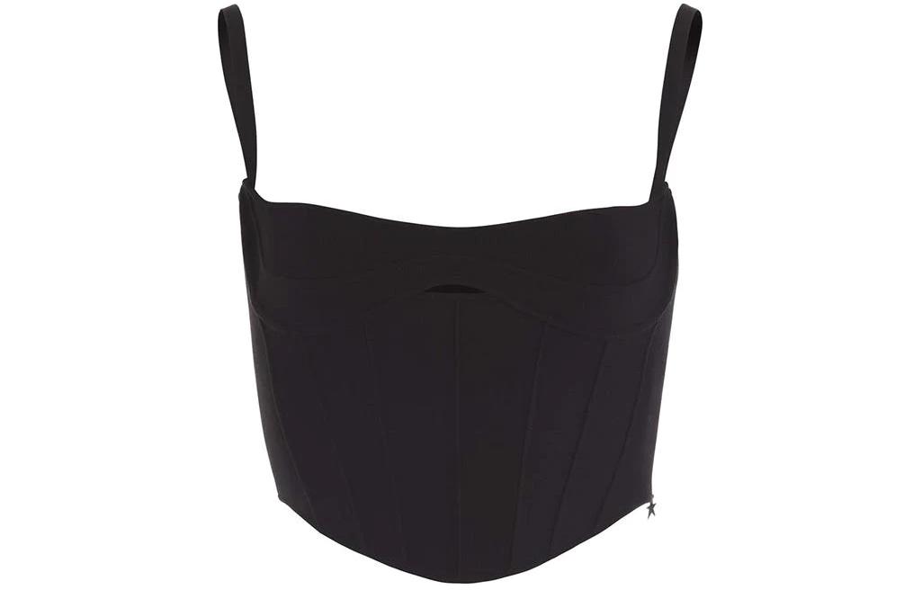 Кроп-топ с корсетом и вырезом Mugler, черный
Кроп-топ с корсетом и вырезом Mugler, черный