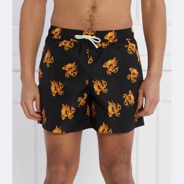 Купальные шорты стандартного кроя Palm Angels, черный
Купальные шорты стандартного кроя Palm Angels, черный