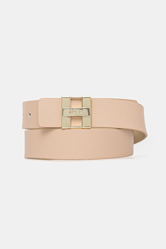 Кожаный ремень двусторонний Hugo, бежевый
Кожаный ремень двусторонний Hugo, бежевый