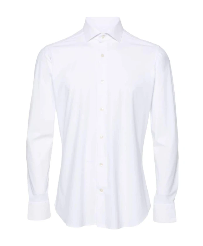 Рубашка из эластичного материала Tintoria Mattei 954, белый
Рубашка из эластичного материала Tintoria Mattei 954, белый