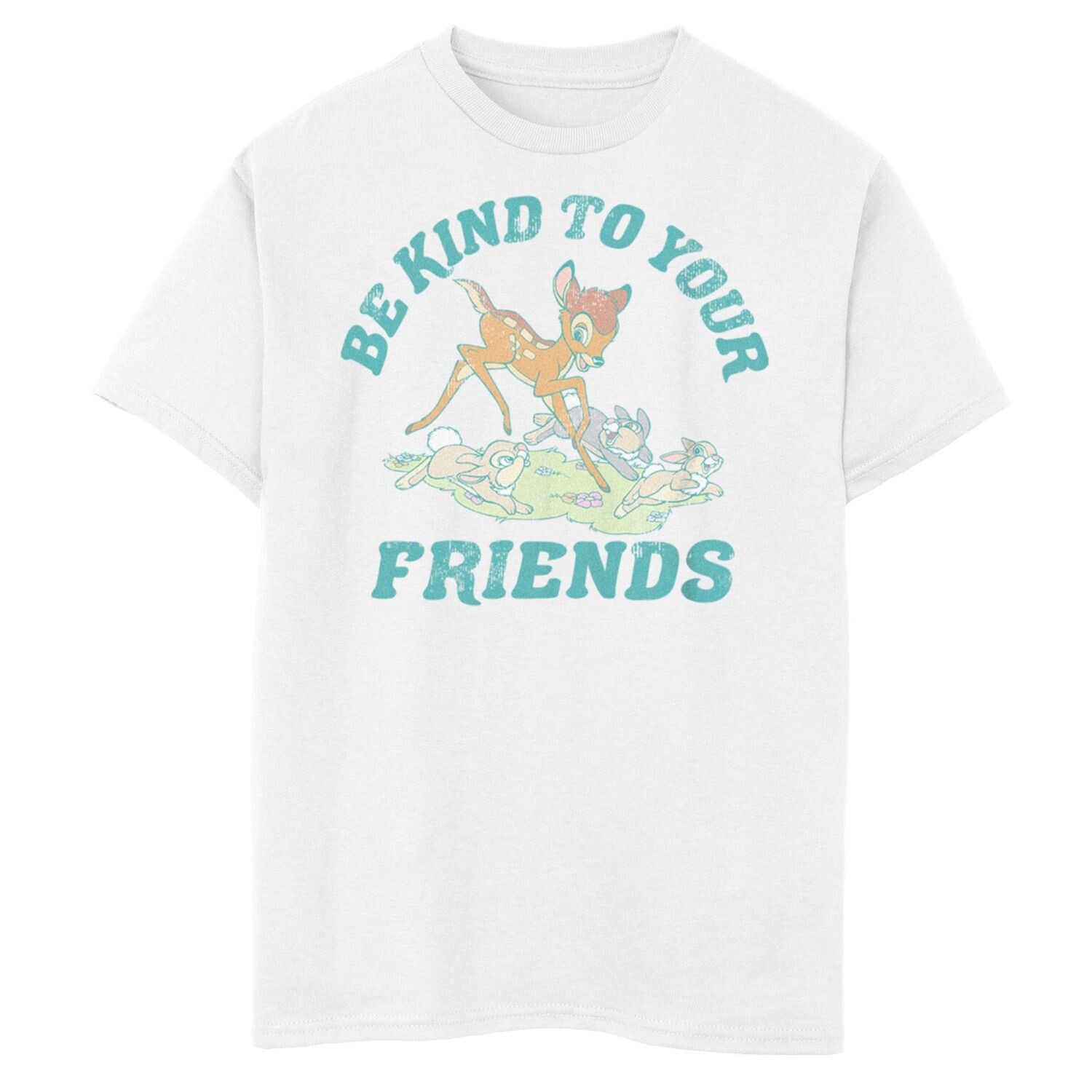 Футболка с рисунком Disney Bambi для мальчиков 8–20 лет «Будь добр к своим друзьям» Disney
Футболка с рисунком Disney Bambi для мальчиков 8–20 лет «Будь добр к своим друзьям» Disney