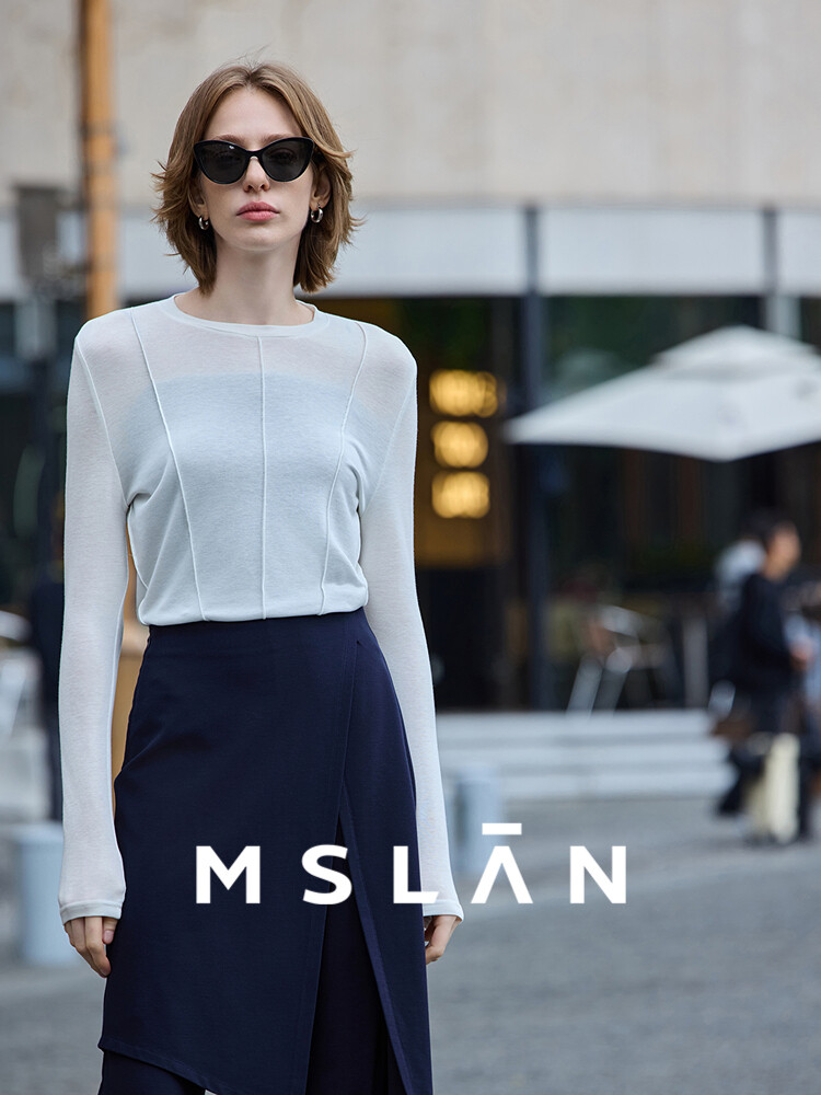 Блузка MSlan 24 с круглым вырезом, кремовый
Блузка MSlan 24 с круглым вырезом, кремовый