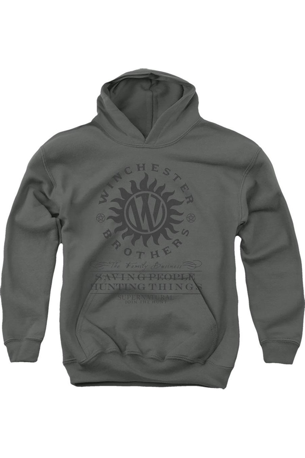Супернатурал Винчестер худи с защитой от одержимости Gildan, Charcoal
Супернатурал Винчестер худи с защитой от одержимости Gildan, Charcoal