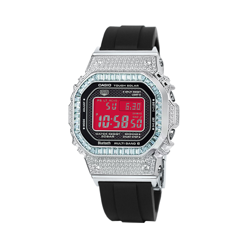 Часы Casio G-Shock Full Metal GMW-B5000 Series, смола, арт. GMW-B5000D-1, черный/светло-синий
Часы Casio G-Shock Full Metal GMW-B5000 Series, смола, арт. GMW-B5000D-1, черный/светло-синий