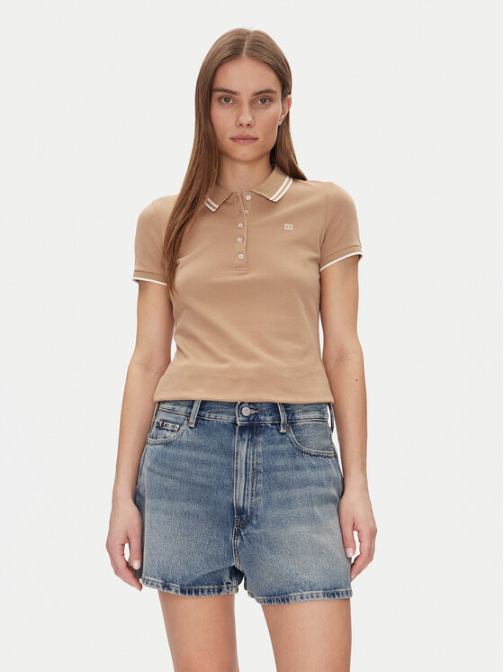 Рубашка поло стандартный крой Feminine Sporty Slim Polo Ss WW0WW44517 Tommy Hilfiger, хаки
Рубашка поло стандартный крой Feminine Sporty Slim Polo Ss WW0WW44517 Tommy Hilfiger, хаки
