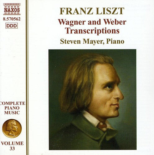 CD диск Liszt / Mayer, Steven: Wagner & Weber Transcriptions: Piano Music 33
CD диск Liszt / Mayer, Steven: Wagner & Weber Transcriptions: Piano Music 33