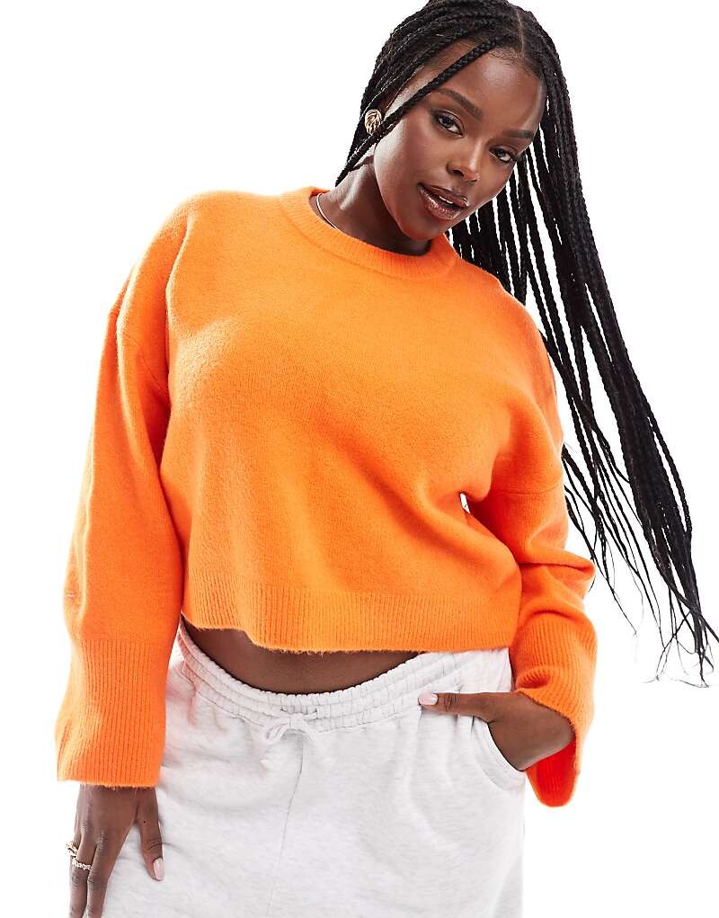 ASOS DESIGN Curve – Оранжевый свободный свитер с круглым вырезом и широкими манжетами
ASOS DESIGN Curve – Оранжевый свободный свитер с круглым вырезом и широкими манжетами