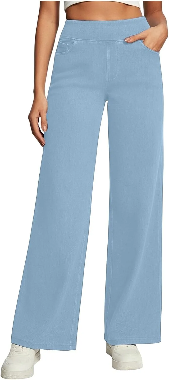 Джинсы Wide Leg с высокой талией и эффектом tummy control
Джинсы Wide Leg с высокой талией и эффектом tummy control