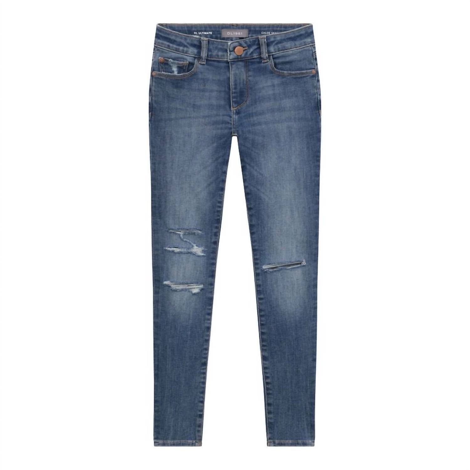 Детские скинни джинсы Chloe с потертостями в цвете Nebulous DL1961 - Kids', Nebulous
Детские скинни джинсы Chloe с потертостями в цвете Nebulous DL1961 - Kids', Nebulous