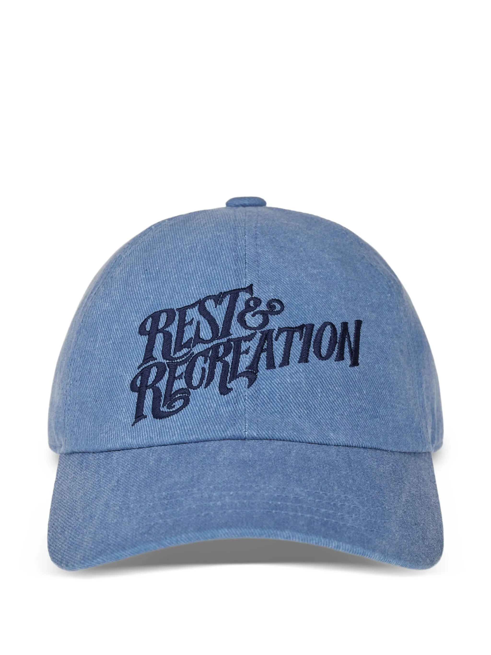 Бейсболка с вышитым логотипом Rest&Recreation, синий
Бейсболка с вышитым логотипом Rest&Recreation, синий