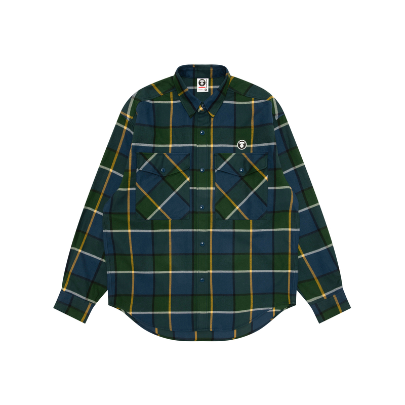 Рубашка A Bathing APE с нашивкой в клетку Aape, синий
Рубашка A Bathing APE с нашивкой в клетку Aape, синий