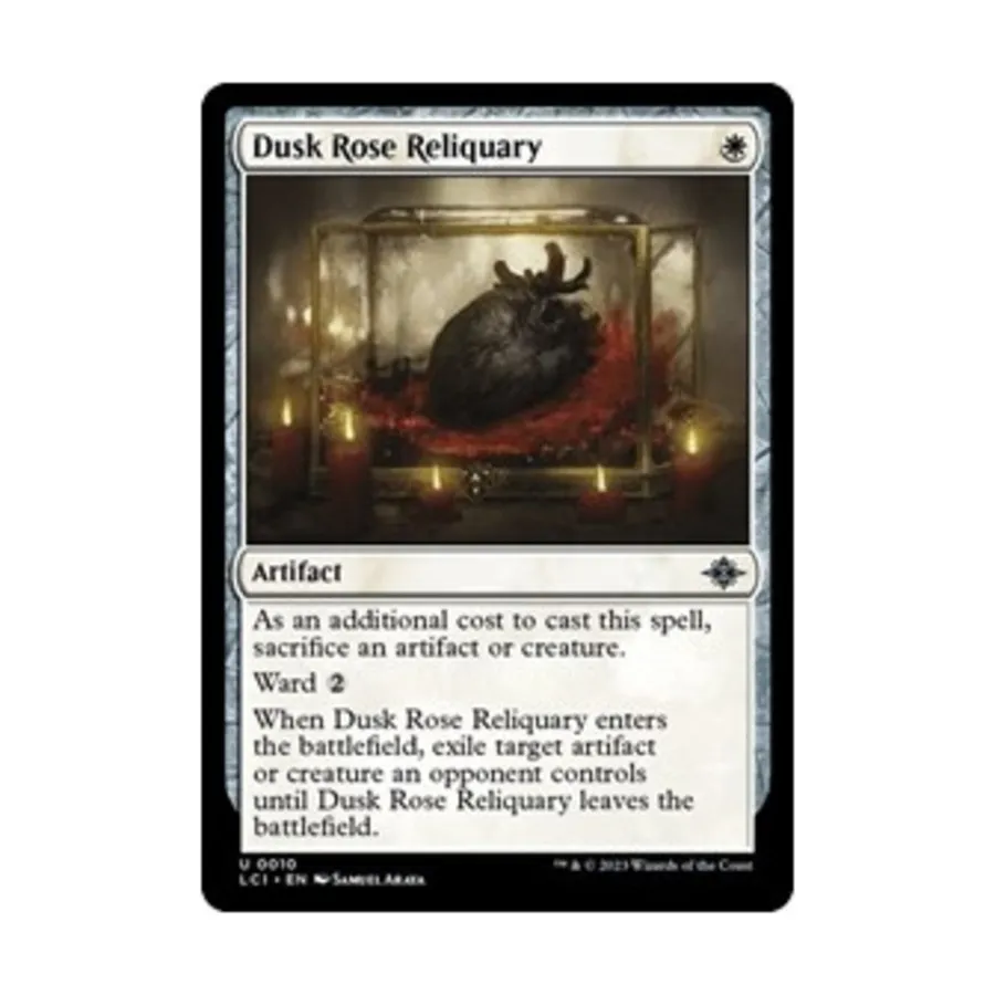 CCG Реликварий Сумеречной Розы (U), MTG - The Lost Caverns of Ixalan
CCG Реликварий Сумеречной Розы (U), MTG - The Lost Caverns of Ixalan