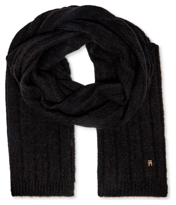 Шарф Tommy Hilfiger с добавлением шерсти, черный
Шарф Tommy Hilfiger с добавлением шерсти, черный