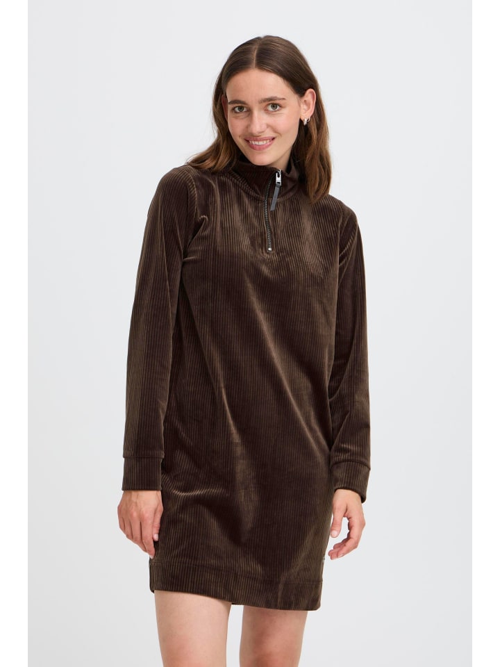 Платье до колена Oxmo, коричневый 
Платье до колена Oxmo, коричневый