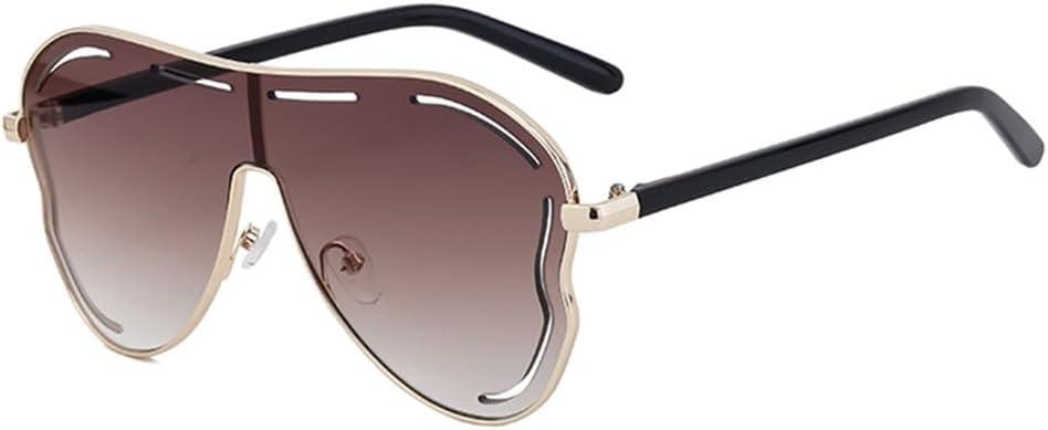 Крупные квадратные солнцезащитные очки-щитки для женщин, большая оправа, модель «бабочка», цельные солнцезащитные очки для женщин, защита от ультрафиолета UV400 WNCKSQ, Doublebrown
Крупные квадратные солнцезащитные очки-щитки для женщин, большая оправа, модель «бабочка», цельные солнцезащитные очки для женщин, защита от ультрафиолета UV400 WNCKSQ, Doublebrown