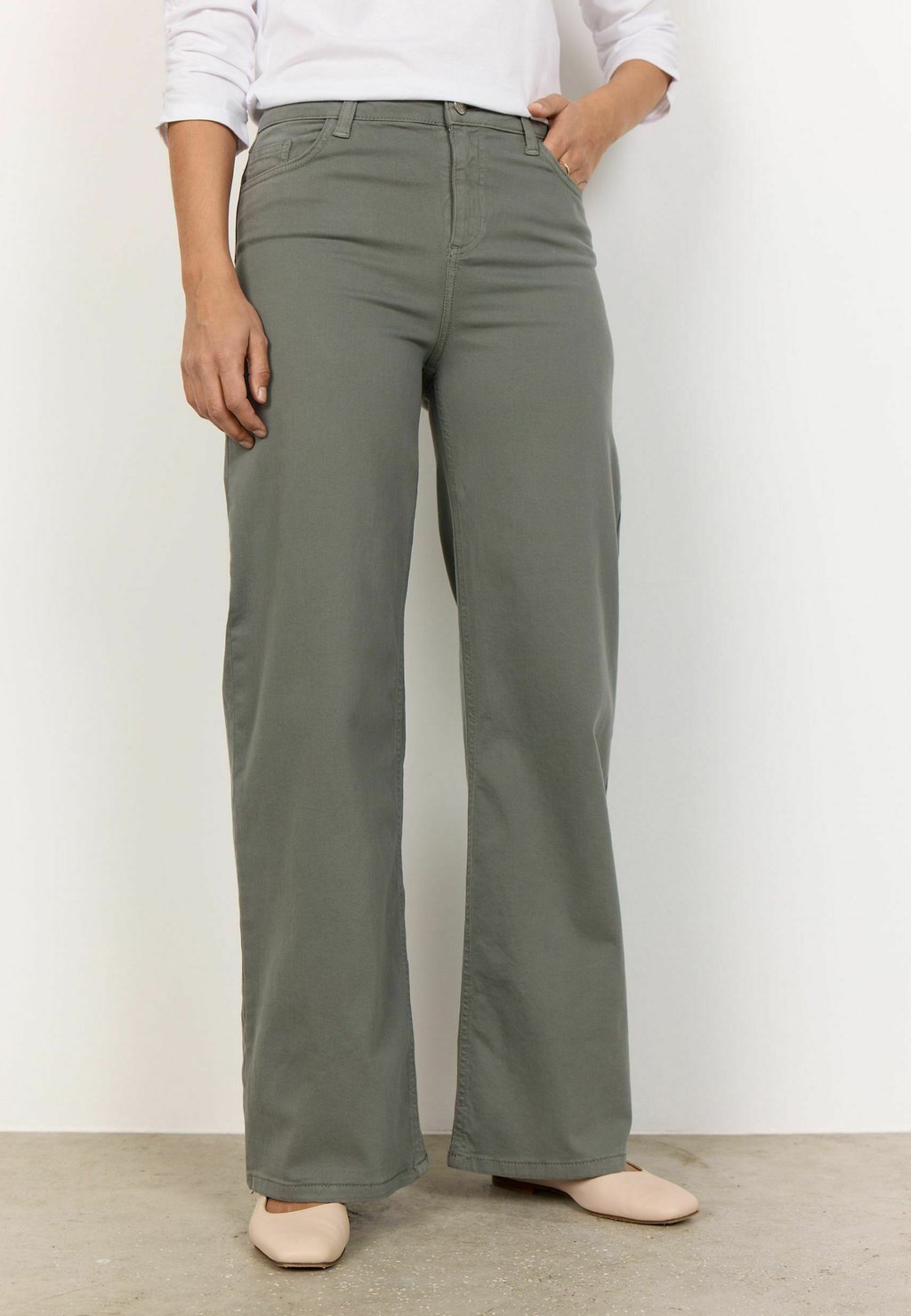 Джинсы прямого кроя SC-ERNA 27-C Soyaconcept, оливковый 
Джинсы прямого кроя SC-ERNA 27-C Soyaconcept, оливковый