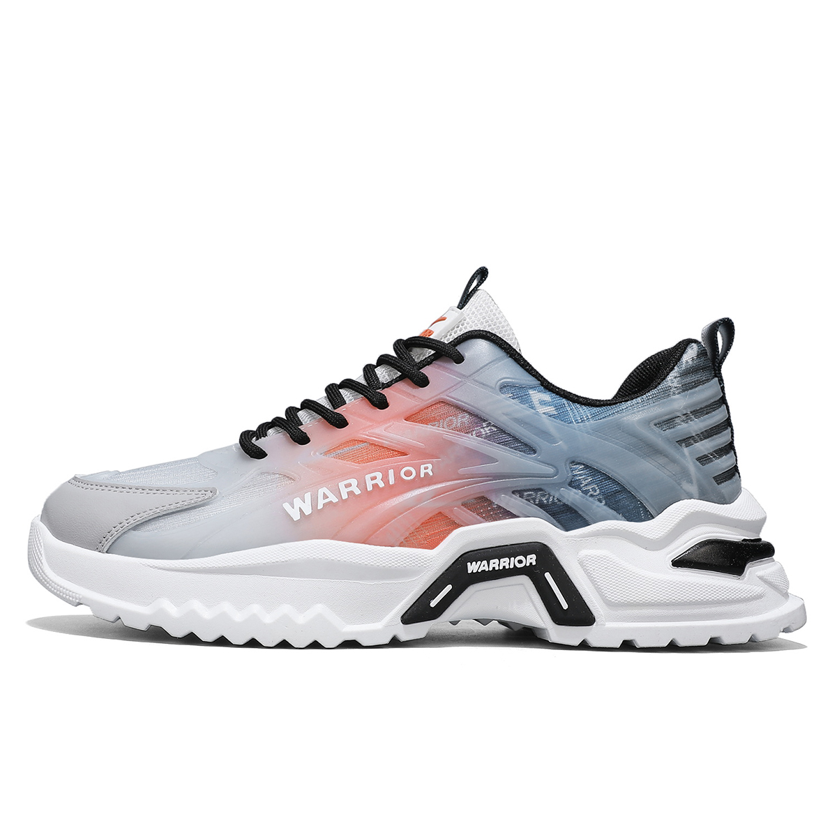 WARRIOR Высокие устойчивые к истиранию легкие дышащие нескользящие низкие массивные кроссовки мужские серо-оранжево-синие, цвет Gray Orange Blue
WARRIOR Высокие устойчивые к истиранию легкие дышащие нескользящие низкие массивные кроссовки мужские серо-оранжево-синие, цвет Gray Orange Blue