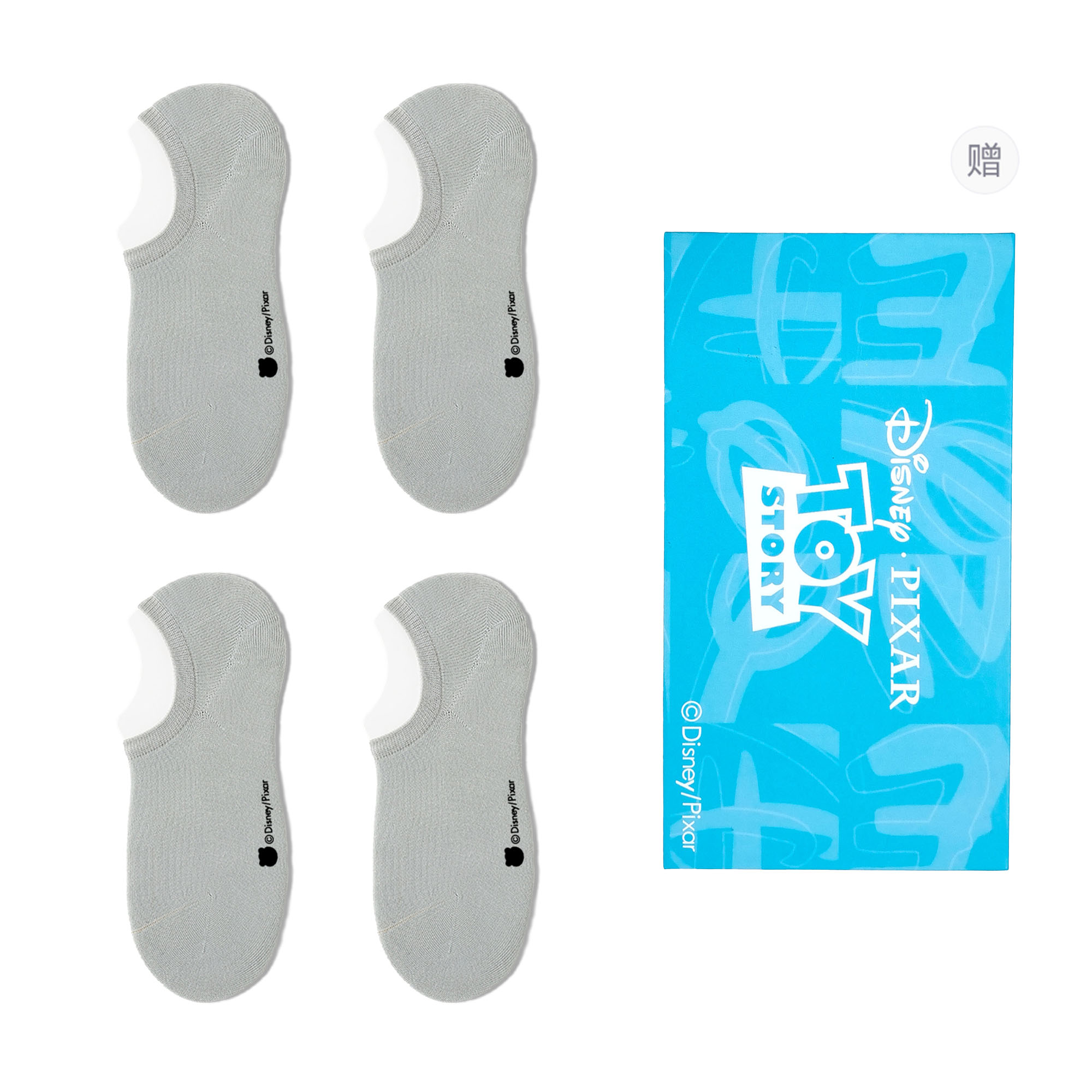 Ноу-шоу носки унисекс шопер 4 шт Disney, светло-серый
Ноу-шоу носки унисекс шопер 4 шт Disney, светло-серый