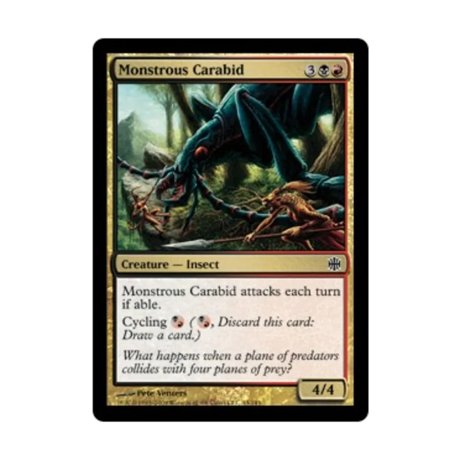 CCG Чудовищный карабид (клавиша C), MTG - Alara Reborn
CCG Чудовищный карабид (клавиша C), MTG - Alara Reborn