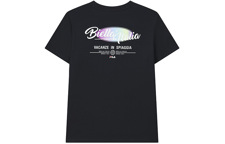 Футболка женская темно-синяя Fila 
Футболка женская темно-синяя Fila