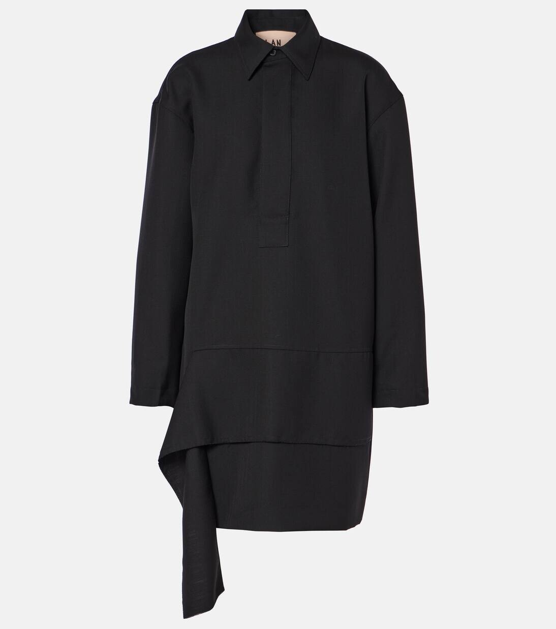 Мини-платье из смесовой шерсти Plan C, черный
Мини-платье из смесовой шерсти Plan C, черный