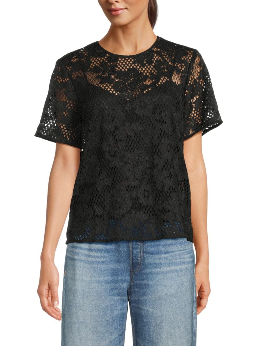 Кружевной топ Сэмми rag & bone, черный
Кружевной топ Сэмми rag & bone, черный