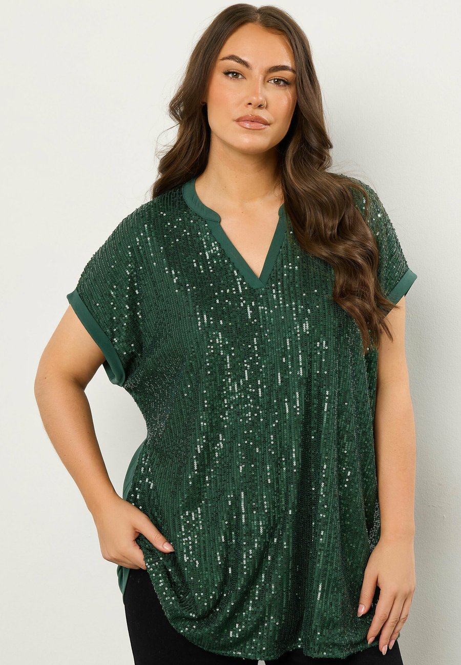 Блуза Evans PLUS SIZE SEQUIN, Green/Dark Green
Блуза Evans PLUS SIZE SEQUIN, Green/Dark Green
