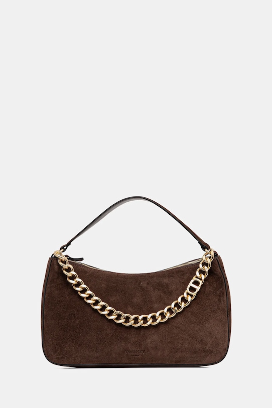 Замшевая сумка Twinset, коричневый
Замшевая сумка Twinset, коричневый