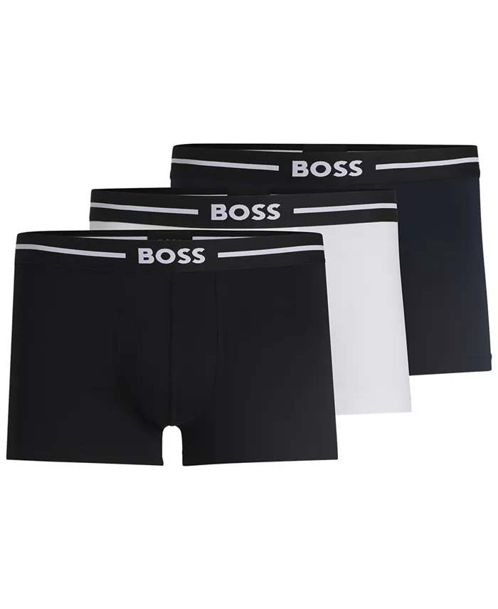 Мужские Трусы 3-Pакет Bold Logo Hugo Boss, мультиколор
Мужские Трусы 3-Pакет Bold Logo Hugo Boss, мультиколор