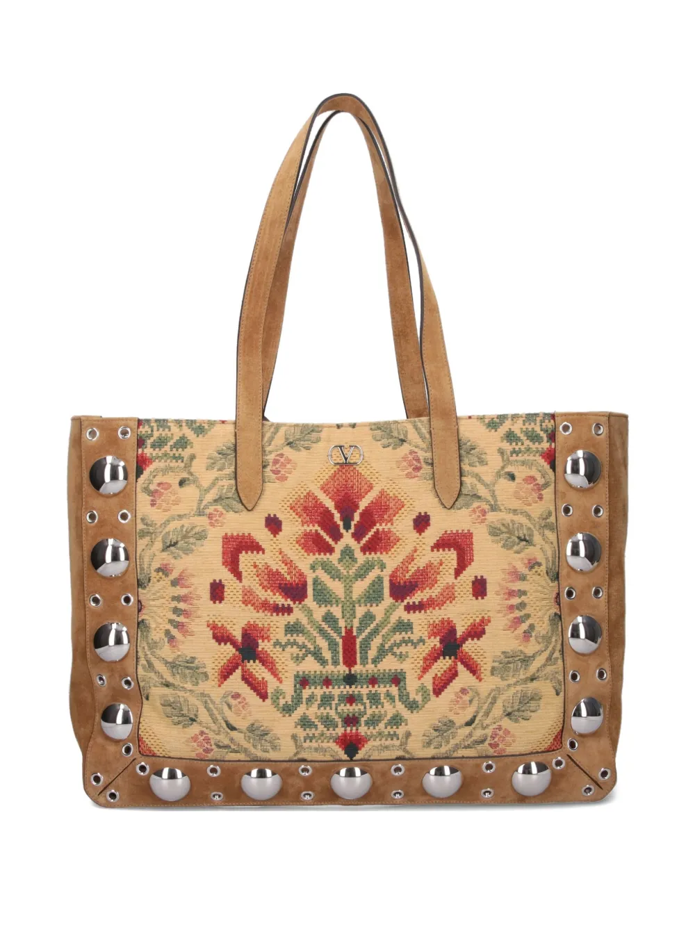 Сумка-шоппер Nellcôte с цветочным узором и заклепками VALENTINO GARAVANI, нейтральный
Сумка-шоппер Nellcôte с цветочным узором и заклепками VALENTINO GARAVANI, нейтральный