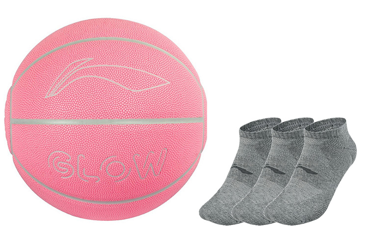 LINING Баскетбольный мяч badfive pu розовый размер 7 светящийся в темноте unisex
LINING Баскетбольный мяч badfive pu розовый размер 7 светящийся в темноте unisex