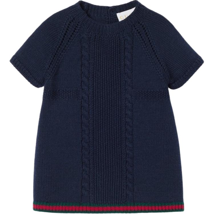 Платье с коротким рукавом для малышей GUCCI, темно-синий
Платье с коротким рукавом для малышей GUCCI, темно-синий
