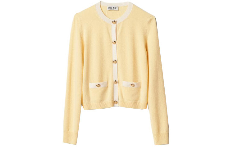 Кардиган женский Miu Miu, лимонный
Кардиган женский Miu Miu, лимонный