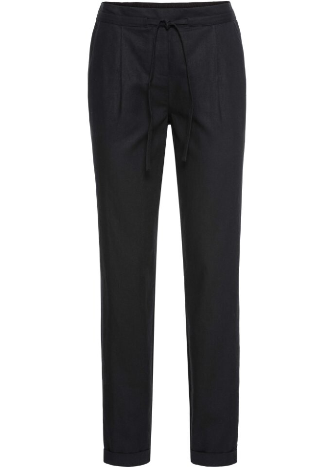 Льняные брюки Bodyflirt, черный
Льняные брюки Bodyflirt, черный