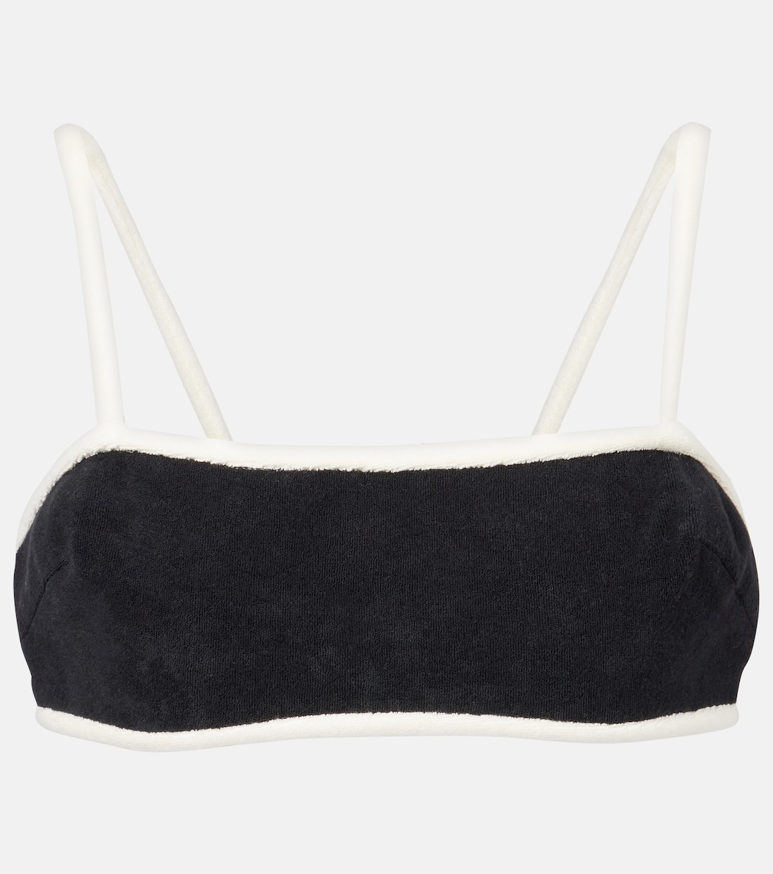 Топ из хлопкового махрового полотна Adriana Degreas, черный
Топ из хлопкового махрового полотна Adriana Degreas, черный