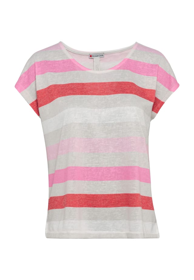 Футболка с круглым вырезом Street One, красный
Футболка с круглым вырезом Street One, красный