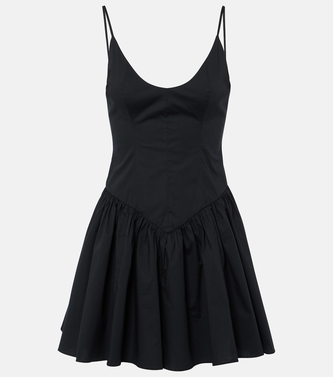 Мини-платье из хлопкового поплина Dena Staud, черный
Мини-платье из хлопкового поплина Dena Staud, черный