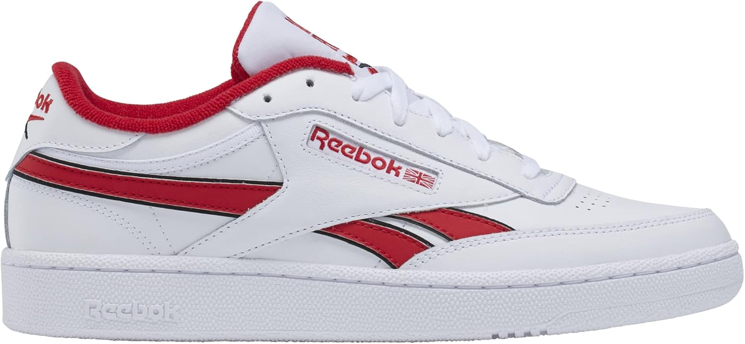Мужские кроссовки-ботинки Reebok Club C Revenge, белый/черный/красный
Мужские кроссовки-ботинки Reebok Club C Revenge, белый/черный/красный
