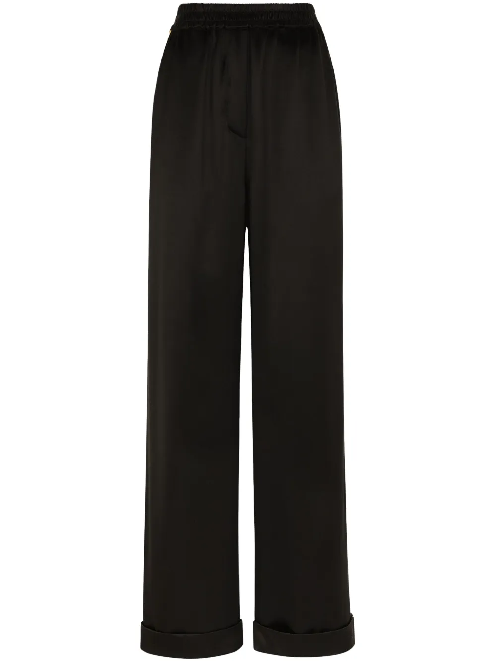 Шелковые брюки с эластичным поясом DOLCE & GABBANA, черный
Шелковые брюки с эластичным поясом DOLCE & GABBANA, черный